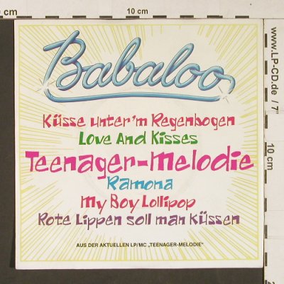 Babaloo: Teenager-Melodie *2 (Medley), EMI(20 1542 7), D, 1986 - 7inch - S9064 - 2,50 Euro