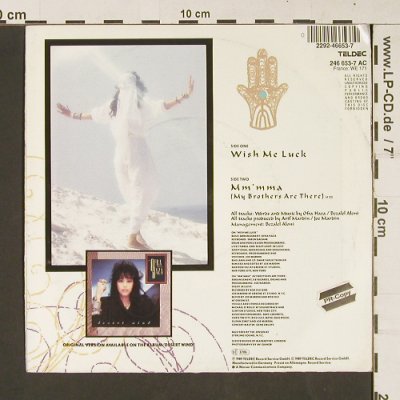 Haza,Ofra: Wish me Luck / Mm'mma, Teldec(246 653-7 AC), D, 1989 - 7inch - S9109 - 2,50 Euro