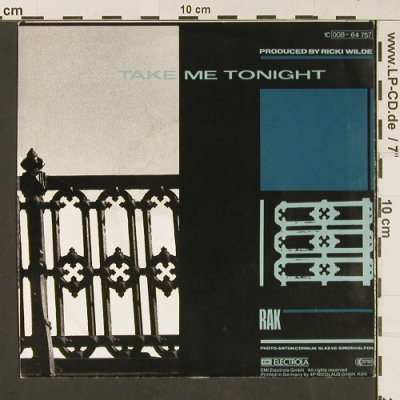 Wilde,Kim: View From A Bridge/Take Me Tonight, RAK (008-64 757), D, 1982 Typ: 7" Best.-Nr.: S9158 Preis: 1,50 Euro