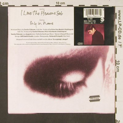 Tikaram,Tanika: I love the Heavens Solo, EW (9031-73917-7), D, 1991 Typ: 7" Best.-Nr.: S9169 Preis: 3,00 Euro