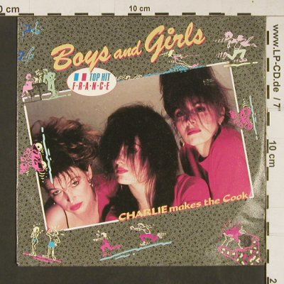 Charlie Makes the Cook: Boys and Girls / Love in the sun, Polydor (888 761-7), D, 1987 Typ: 7" Best.-Nr.: S9194 Preis: 2,50 Euro
