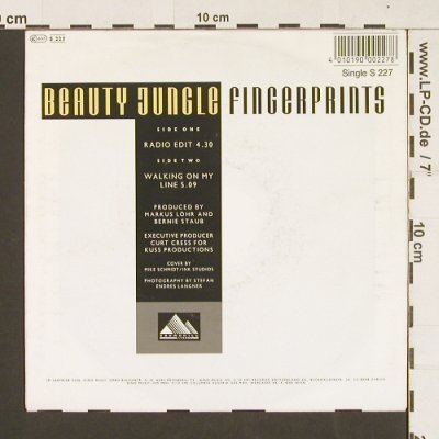 Beauty Jungle: Fingerprints, Crownhill/Dino(S 227), , 1991 - 7inch - S9317 - 2,50 Euro