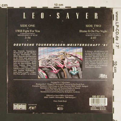 Sayer,Leo: I will fight for you, Bellaphon(100 07 572), D, 1991 - 7inch - S9318 - 2,50 Euro