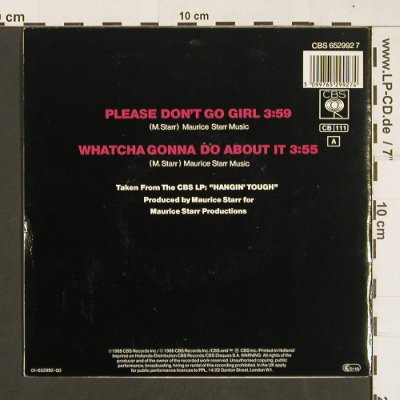 New Kids on the Block: Please don't go girl, CBS(652992 7), NL, 1988 - 7inch - S9322 - 2,50 Euro