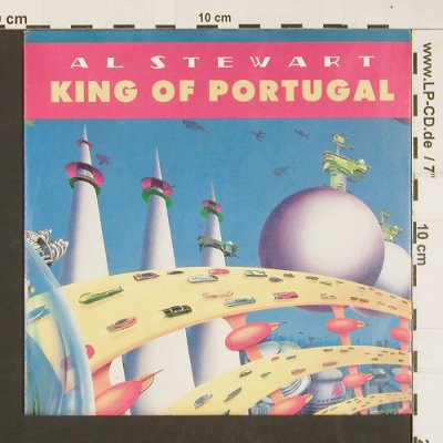 Stewart,Al: King of Portugal*2(album,rock mix), Enigma/Virgin(111 838-100), D, 1988 - 7inch - S9324 - 2,50 Euro