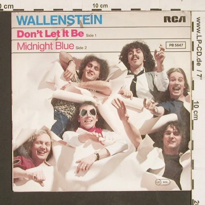 Wallenstein: Don't Let It Be / Midnight Blue, RCA Victor (PB 5647), D, 1979 Typ: 7" Best.-Nr.: S9361 Preis: 3,00 Euro