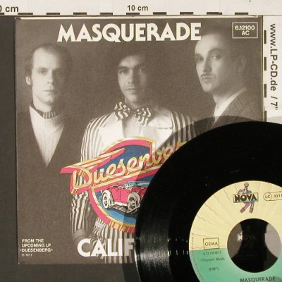 Duesenberg: Masquerade / California, Nova(6.12100 AC), D, 1977 - 7inch - S9364 - 3,00 Euro