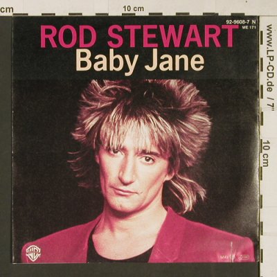 Stewart,Rod: Baby Jane / Ready Now, WB(92-9608-7 N), D, co, 1983 - 7inch - S9426 - 2,50 Euro