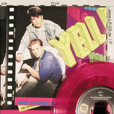 Yell: One thing leads to another*2,Poster, Blow Up(INT 110.799), D,redVinyl, 1990 - 7inch - S9532 - 3,00 Euro