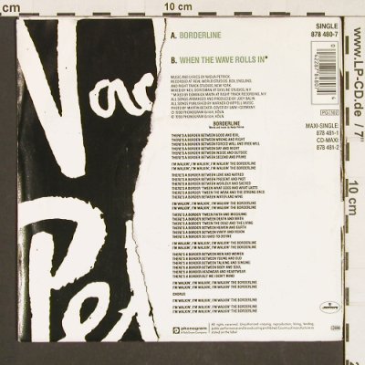 Petrick,Nadja: Borderline / When the waves roll in, Mercury(878 480-7), D, 1990 - 7inch - S9565 - 2,50 Euro