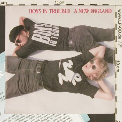 Boys in Trouble: A new England / Pictures,Sound and., Ariola(112 936), D, 1990 - 7inch - S9574 - 3,00 Euro