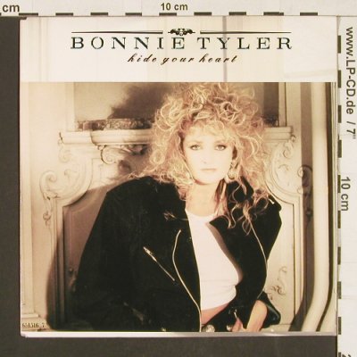 Tyler,Bonnie: Hide Your Heart /I'm not foolin', CBS (651516 7), NL, 1988 Typ: 7" Best.-Nr.: S9576 Preis: 3,00 Euro