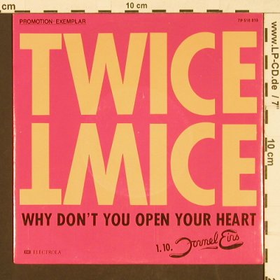 Twice: Why don't you open your/Slow Train, EMI (7P 518 819), D,Promo, 1988 Typ: 7" Best.-Nr.: S9591 Preis: 2,50 Euro
