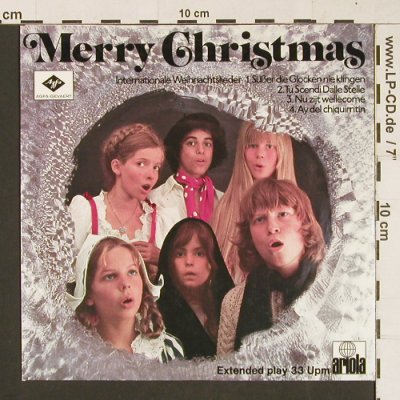 V.A.Merry Christmas: Internationale Weihnachtslieder, Ariola / Agfa (A-2066), D, 33rpm Typ: 7" Best.-Nr.: S9669 Preis: 3,00 Euro