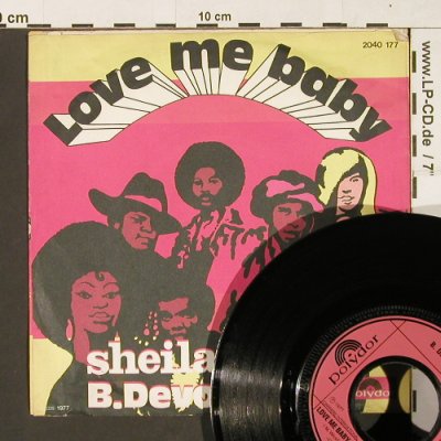 Sheila & B.Devotion: Love Me Baby *2 ,instrum., Polydor(2040 177), D, 1977 - 7inch - S9815 - 2,00 Euro