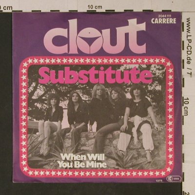 Clout: Substitute, Carrere/Polydor(2044 111), D, 1978 - 7inch - T1102 - 2,50 Euro