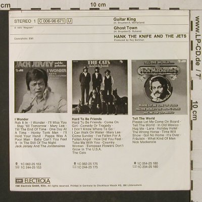 Hank the Knife and the Jets: Guitar King, m-/vg+, EMI(C 006-96 671), D, 1975 - 7inch - T1284 - 2,50 Euro