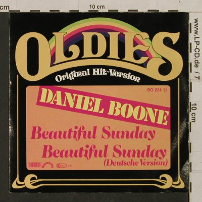Boone,Daniel: Beautiful Sunday *2, engl./deut., Penny Farthing/Bellaphon(BO 224), D, Ri,  - 7inch - T1359 - 2,50 Euro