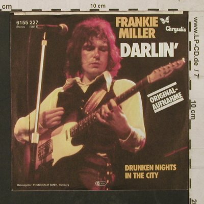 Miller,Frankie: Darlin'/Drunken Nights In The City, Chrysalis(6155227), D, 1978 - 7inch - T1443 - 2,50 Euro