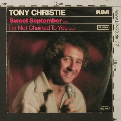 Christie,Tony: Sweet September, RCA (PB 5668), D, 1979 Typ: 7" Best.-Nr.: T1447 Preis: 2,50 Euro