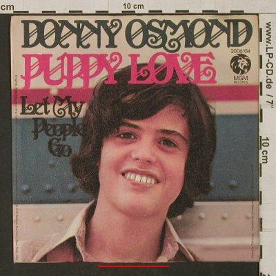 Osmond,Donny: Puppy Love/Let My People Go, MGM(2006 104), D,m-/vg+, 1972 - 7inch - T1470 - 2,50 Euro