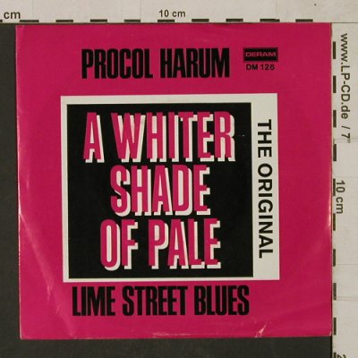 Procol Harum: A Whiter Shade Of Pale/LimeSt.Blues, Deram(DM 136), D,vg+/vg+,  - 7inch - T1522 - 2,50 Euro