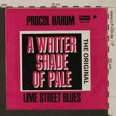 Procol Harum: A Whiter Shade Of Pale/LimeSt.Blues, Deram(DM 136), D,vg+/vg+,  - 7inch - T1522 - 2,50 Euro