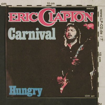 Clapton,Eric: Carnival / Hunger (ONLY COVER!), RSO(2090 222), D, 1976 - Cover - T1557 - 1,00 Euro