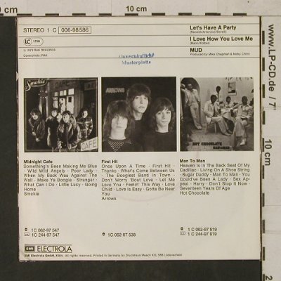 Mud: Let's have a party, Muster-Stoc, RAK(006-98 586), D, 1976 - 7inch - T1602 - 3,00 Euro
