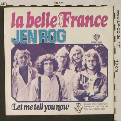 Jen Rog: La Belle France, WB (WBN 16 805), D, 1976 Typ: 7" Best.-Nr.: T1623 Preis: 3,00 Euro