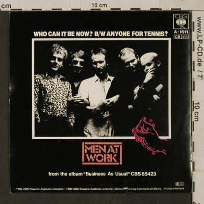 Men At Work: Who Can It Be Now, CBS(CBS A-1611), NL, 1981 - 7inch - T1625 - 3,00 Euro