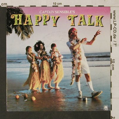 Captain Sensible: Happy Talk/It/I can't stand it, A&M(AMS 9218), NL, 1982 - 7inch - T1627 - 3,00 Euro