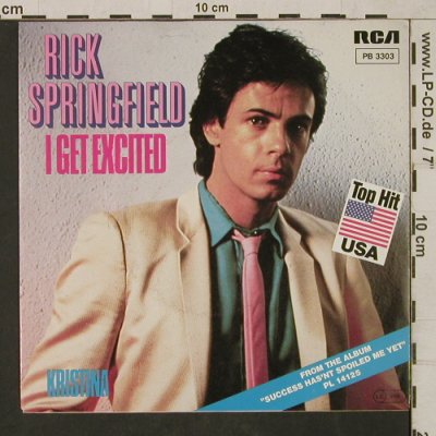 Springfield,Rick: I get Excited / Kristina, RCA(PB 3303), D, 1982 - 7inch - T1657 - 3,00 Euro