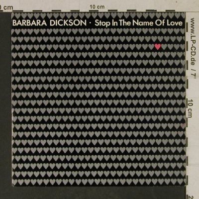 Dickson,Barbara: Stop in the Name of Love, m /vg+, Epic(EPCA 3069), NL, 1982 - 7inch - T1710 - 3,00 Euro