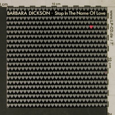 Dickson,Barbara: Stop in the Name of Love, m /vg+, Epic (EPCA 3069), NL, 1982 Typ: 7" Best.-Nr.: T1710 Preis: 3,00 Euro