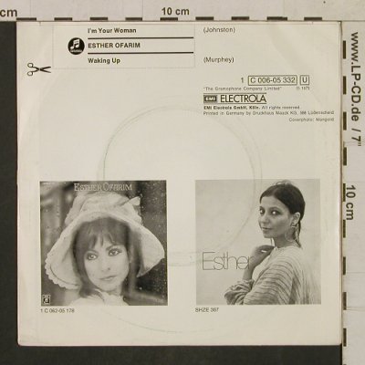 Ofarim,Esther: I'm your Woman, Columbia(C 006-05 332), D,  - 7inch - T1733 - 3,00 Euro