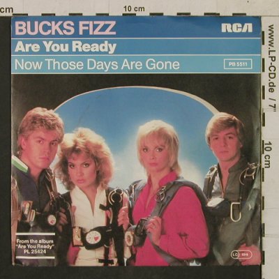 Bucks Fizz: Are You Ready/Now Those days are.., RCA(PB 5511), D, 1982 - 7inch - T1735 - 3,00 Euro