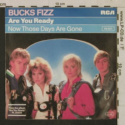 Bucks Fizz: Are You Ready/Now Those days are.., RCA (PB 5511), D, 1982 Typ: 7" Best.-Nr.: T1735 Preis: 3,00 Euro