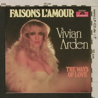 Arden,Vivian: Faisons L'Amour, Polydor(2041 947), D, 1977 - 7inch - T1809 - 3,00 Euro