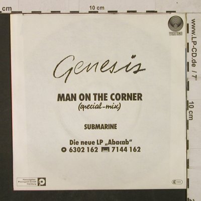 Genesis: Man on the Corner, sp.mix/Submarine, Vertigo(6000 786), D, 1973 - 7inch - T1835 - 10,00 Euro