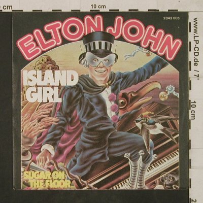 John,Elton: Island Girl / Sugar on the Floor, DJM(2043 005), D, 1975 - 7inch - T1872 - 4,00 Euro