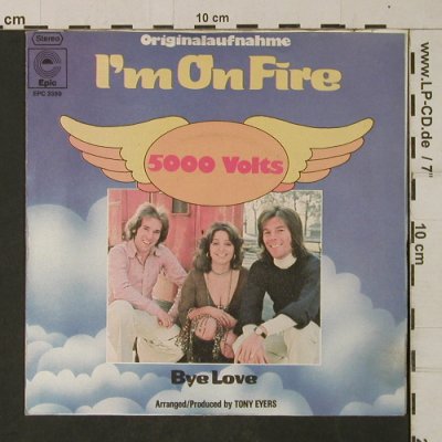 5000 Volts: I'm On Fire, Epic(EPC 3359), D, 1975 - 7inch - T1966 - 2,50 Euro