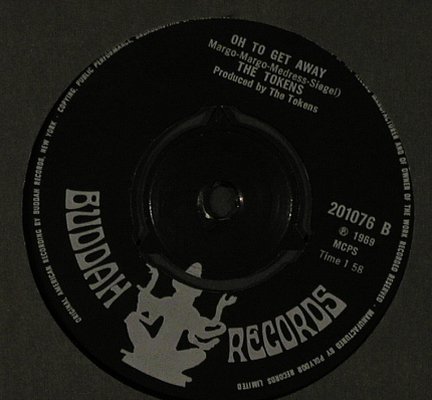 Tokens: She lets her hair down/Oh to get aw, Buddah, FLC (201076), UK, 1969 Typ: 7" Best.-Nr.: T1992 Preis: 5,00 Euro