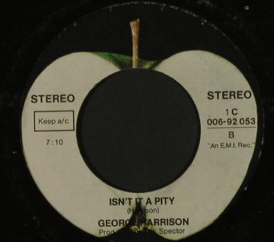 Harrison,George: My Sweet Lord / Isn't It A Pity,FLC, Apple(006-92 053), D,vg+/vg+,  - 7inch - T2023 - 2,50 Euro