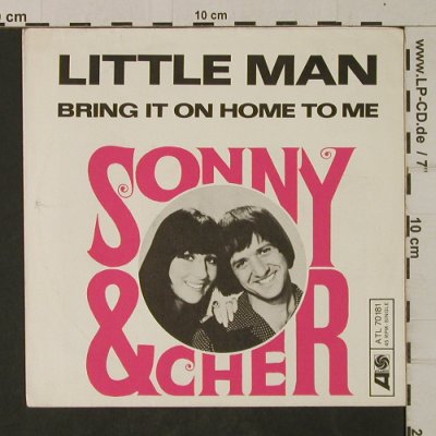 Sonny & Cher: Little Man/Bring it on..  Nur Cover, Atlantic(ATL 70 181), D,  - Cover - T2060 - 1,00 Euro