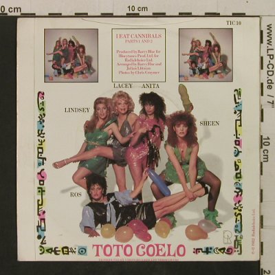 Toto Coelo: I Eat Cannibals (Pts 1 + 2), Radialchoi (TIC 10), UK, 1982 Typ: 7" Best.-Nr.: T2089 Preis: 2,00 Euro