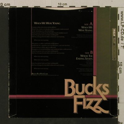 Bucks Fizz: WhenWeWereYoung/WhereTheEndingStart, RCA (RCA 342), UK, 1983 Typ: 7" Best.-Nr.: T2092 Preis: 1,50 Euro