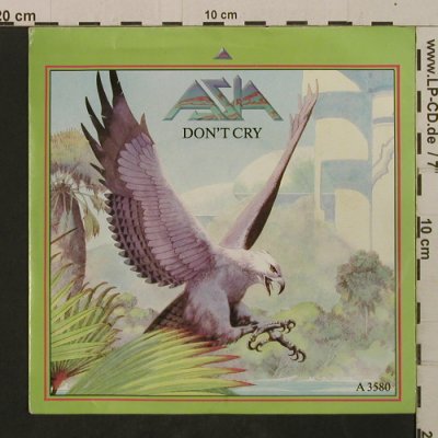 Asia: Don't Cry / True Colors, Geffen(A 3580), UK, 1983 - 7inch - T2093 - 2,00 Euro