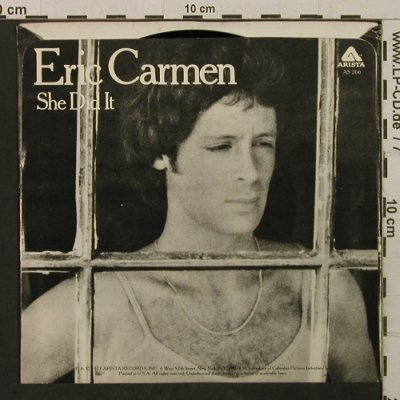 Carmen,Eric: She Did It / Someday, Arista (AS 266), US, 1977 Typ: 7" Best.-Nr.: T2115 Preis: 2,00 Euro