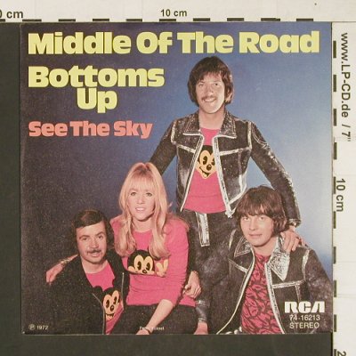 Middle Of The Road: Bottoms Up, RCA(74-16213), D, 1972 - 7inch - T211 - 2,50 Euro